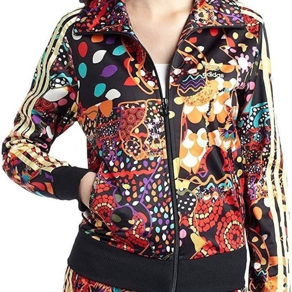 Adidas Originals Three Stripe Maracatu Brazil Jacket S NWT Floral Dance Unique